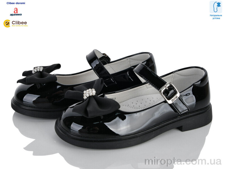 Туфлі ABC0963-1 black р: 30-35, в упаковці: 8 пар, купити тільки гуртом - 1200294