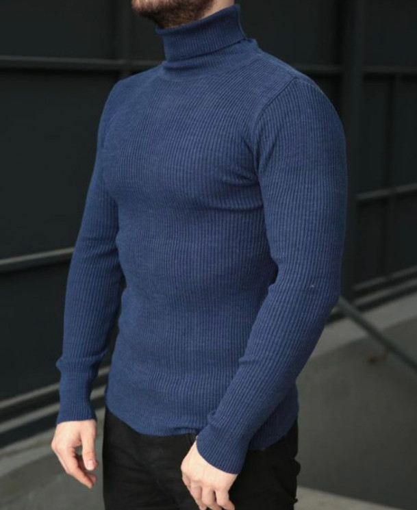 Гольф Turhan р M-2XL Чоловічий S2075 navy - NikNumbers SE1041-1042