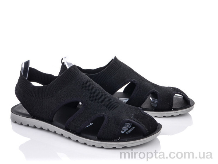 Сандалі M201-1 black р: 40-45, в упаковці: 8 пар, купити тільки гуртом - 754076