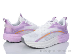 Кросівки 20-1028 white-purple р: 36-41, в упаковці: 8 пар, купити тільки гуртом