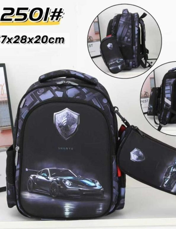 Рюкзак дитячий "2501" щільний текстиль (р: 37*28*20см) №386447 - Ventil SE939