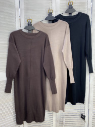 Сукня жіноча "2078" машинна в'язка (р: one size) 3 кольори, в упаковці 4 шт. №390425