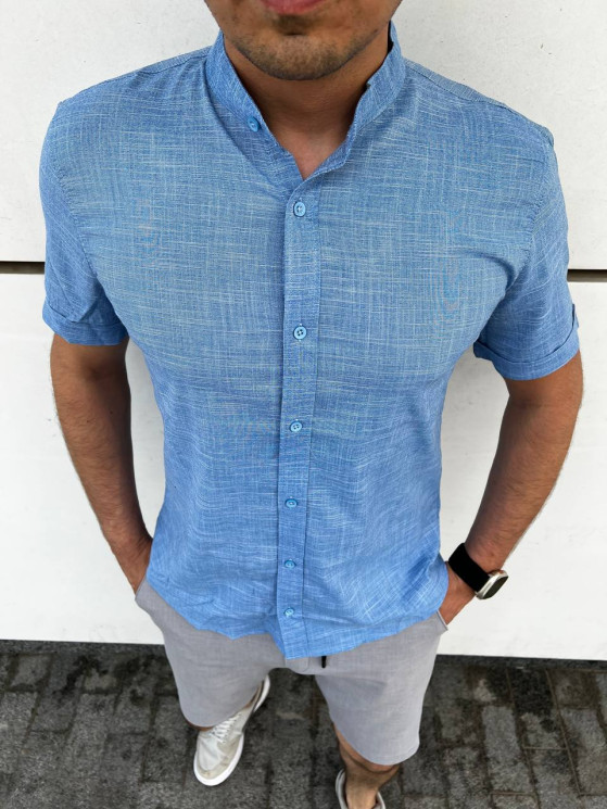 Сорочка чоловіча батал, р. 3XL-6XL, в упаковці 4 штуки одного кольору №810663 - NikNumbers SE1041-1042
