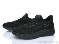 Кросівки N713 black р: 41-45, в упаковці: 8 пар, купити тільки гуртом