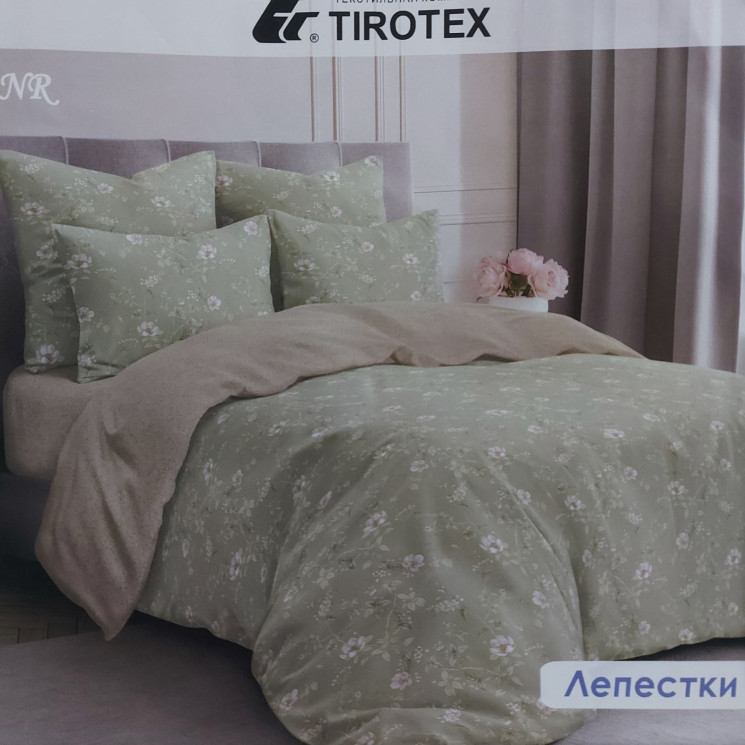 Комплект постільної білизни, бязь, м.Лепестки (р: євро середній) №341097 - Palma RZ3641