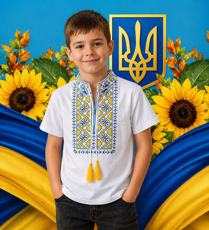 Футболка дитяча, кулір (розміри: 98-164), в упаковці 12 штук №343300 - Delux 909