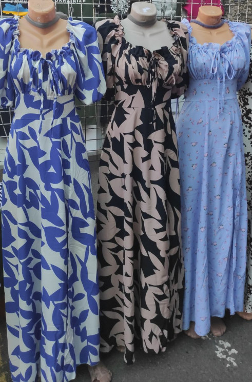 Сукня жіноча "0979" софт (р. М-2XL) 5 кольорів, в упаковці 4 штуки одним кольором №164747 - 