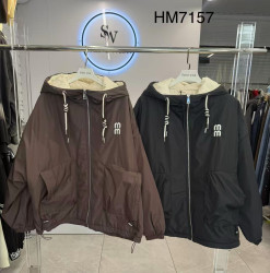 Жіноча куртка холофайбер м.HM7157 (р:L-2XL) 2 кольора в упаковці 3 штуки №764687