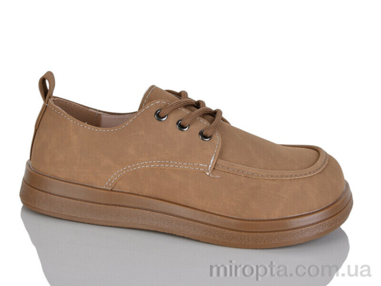 Туфлі Prime KT-WX13 brown р: 37-40, в упаковці: 8 пар, купити тільки гуртом - 1207263