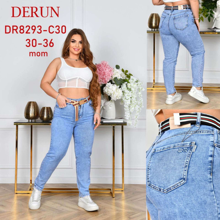 Джинси жіночі "DR8293-С30" (р: 30-36) в упаковці 6 шт. №382570 - Mixmoda SER1772