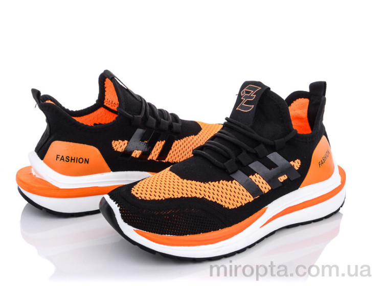 Кросівки S6(996) black-orange р: 39-44, в упаковці: 6 пар, купити тільки гуртом - 742377