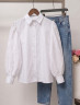 Сорочка жіноча з об'ємними рукавами, котон + мереживо м. SV 753 (р. S, M, L, XL, XXL) №415838 - 