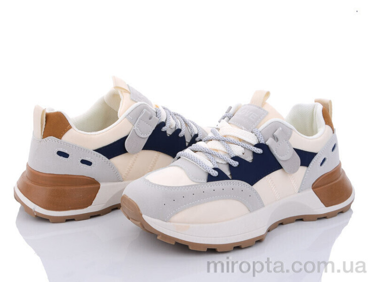 Кросівки 170-21 beige р: 36-41, в упаковці: 8 пар, купити тільки гуртом - 868947