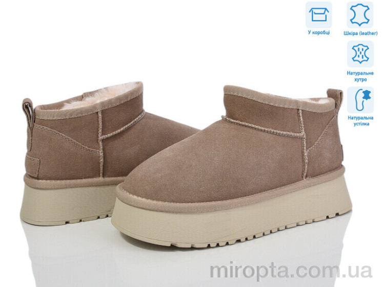 Уги M6118-15  l.khaki р: 36-41, в упаковці: 8 пар, купити тільки гуртом - 999478