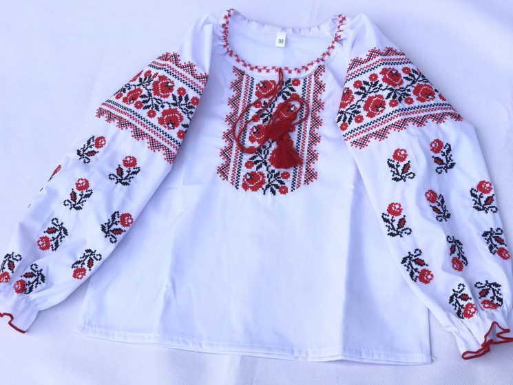 Вишиванка дитяча (розміри: зріст 98-116) в упаковці 4 штуки №305534 - Delux 909