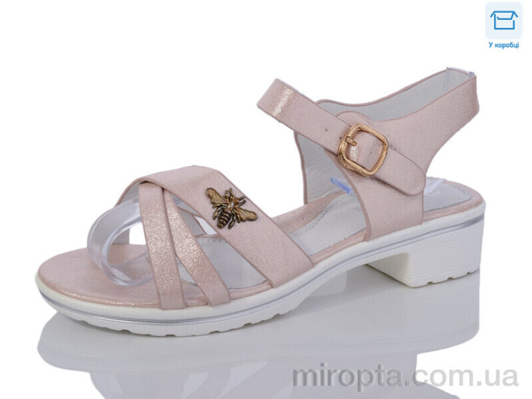 Босоніжки 3-5660 pink р: 32-37, в упаковці: 16 пар, купити тільки гуртом - 944688