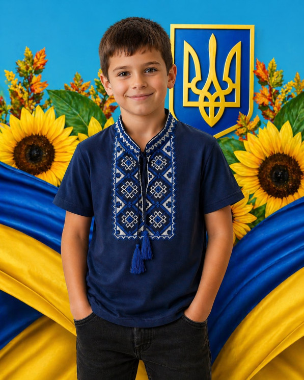 Футболка дитяча, кулір (розміри: 98-164), в упаковці 12 штук №343301 - Delux 909