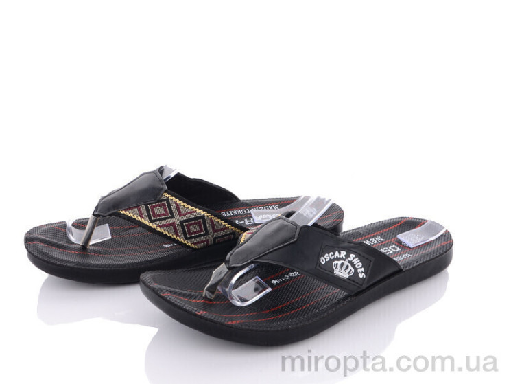 Шльопанці B5072E black р: 41-45, в упаковці: 12 пар, купити тільки гуртом - 820189