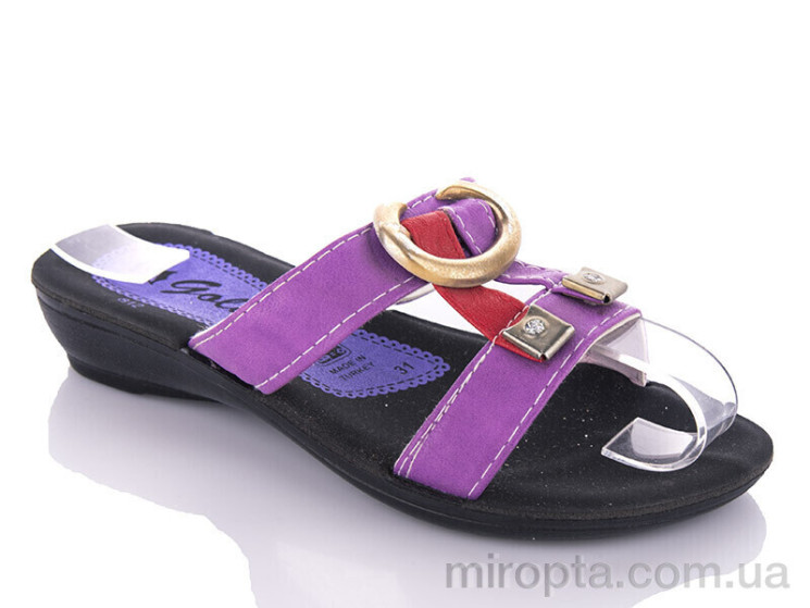 Шльопанці K26-1512 purple (30-35) р: 30-35, в упаковці: 6 пар, купити тільки гуртом - 1190351
