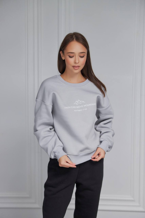 Світшот жіночий, тринитка на флісі, м. 132.4 (р: S, M, L, XL) №715645 - Umon GOL1454 м. 132.4