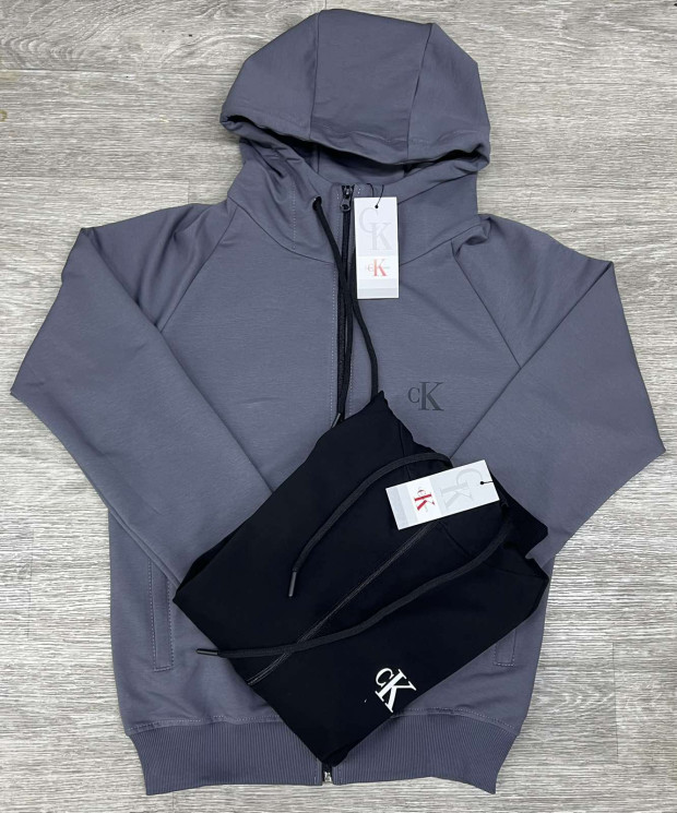 Спортивна кофта чоловіча Calvin Klein "320" двохнитка (р: S-2XL) 2 кольори, в упаковці 5 шт. №388108 - Spider
