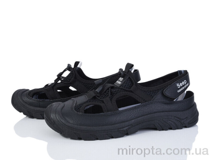 Кросівки Y308 black р: 40-45, в упаковці: 8 пар, купити тільки гуртом - 1052039