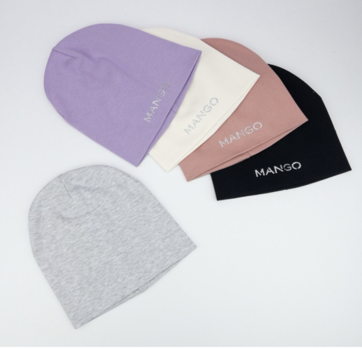 Шапка дитяча "Mango" (р: 54-56) мікс кольорів, упаковка 5 шт. №373500 - Ventil SE 939