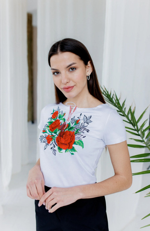 Футболка жіноча, віскоза (Розмір: S-4XL) в упаковці 7 штук №316693 - Delux 909