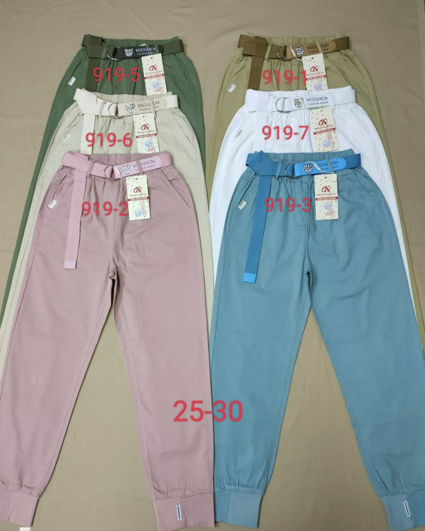 Штани, p.25-30, "919" 6 кольорів, в упаковці 6 штук №808760 - Mixmoda Bg5255