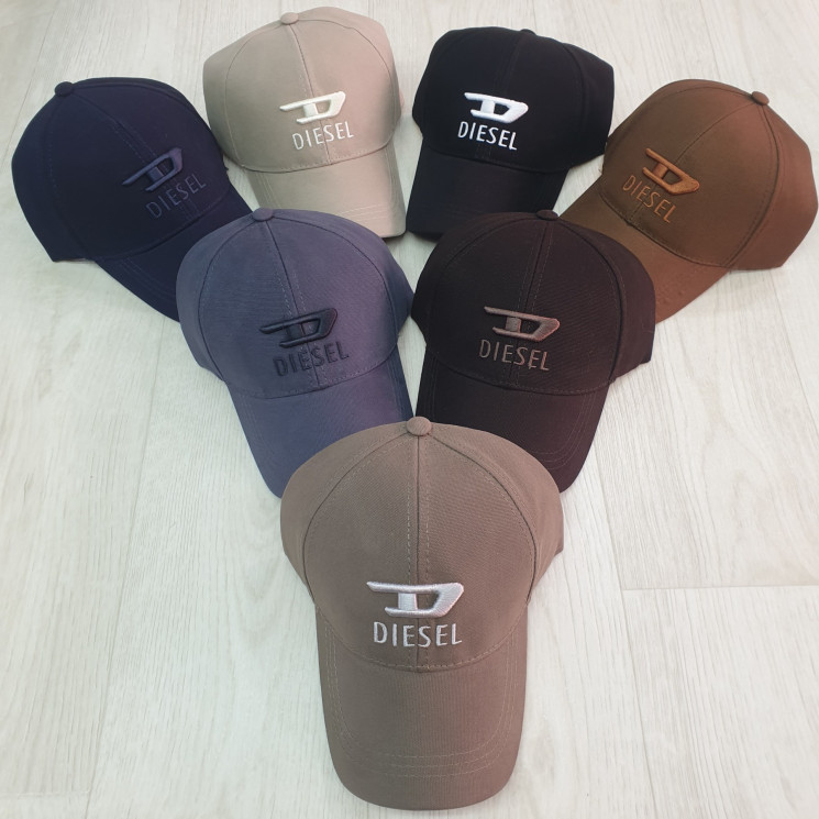 Кепка чоловіча "Diesel" котон (р: 55-57,57-59,59-61) мікс кольорів, в упаковці 5 шт. №382694 - Ventil SE 939