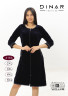 Халат жіночий, велюр на котоновій основі, м.4163 (Розмір: 2XL-5XL), 2 кольори, в упаковці 4 штуки №322348 - 