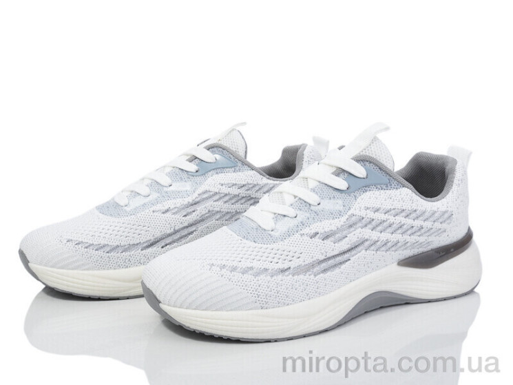 Кросівки 149-58 white-grey р: 36-41, в упаковці: 8 пар, купити тільки гуртом - 974424