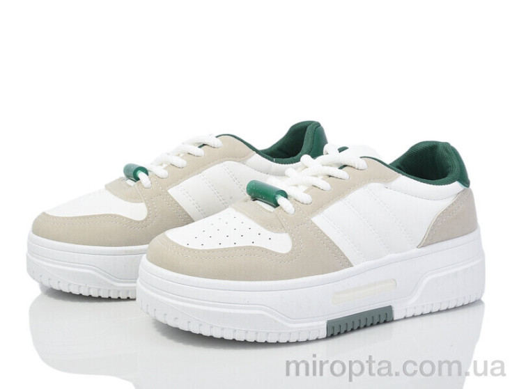Кросівки 20-1060-4 white-green р: 36-41, в упаковці: 8 пар, купити тільки гуртом - 980376