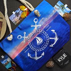 Пляжна сумка "Sailing Cruises", м. 8977, (р: 53х40х15 см), 751528