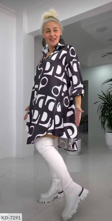 Сукня KD-7291 р: 48-50, 52-54, 56-58 - 