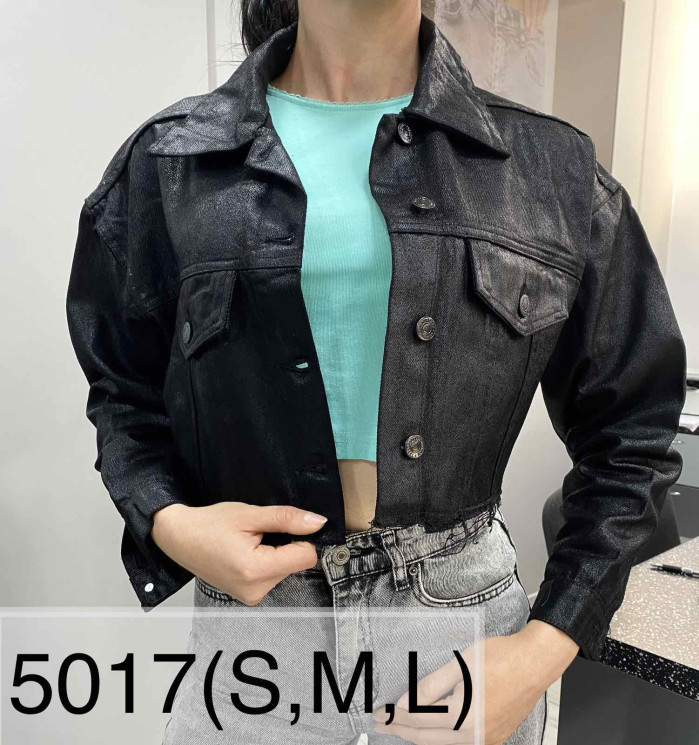 Куртка жіноча з напиленням  "5017"  котон (р: s, m, l) в упаковці 5 шт. №751257 - UNO2Uva SER1864