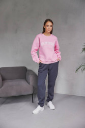 Світшот жіночий, тринитка на флісі, м. 132.4 (р: S, M, L, XL) №715646