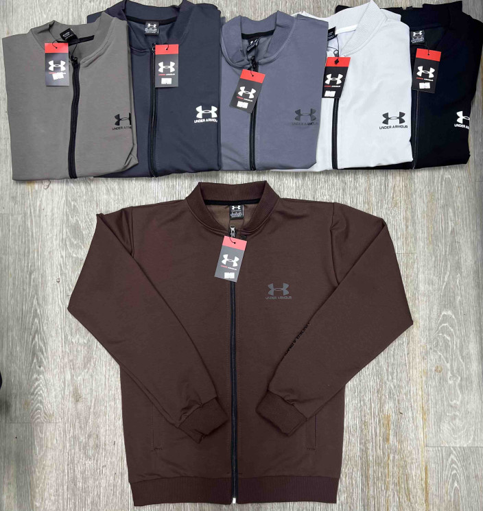 Спортивна кофта чоловіча Under Armour "322" двохнитка (р: 44-52) 6 кольорів, в упаковці 5 шт. №388109 - Spider