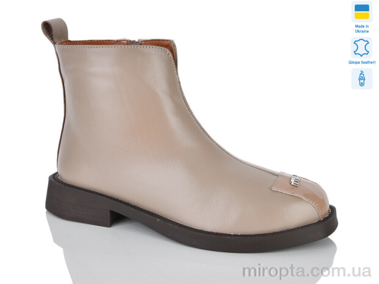 Черевики 618 капуч.к. демі р: 37-41, в упаковці: 6 пар, купити тільки гуртом - 1213001
