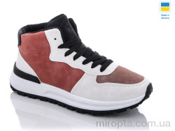 Кросівки 1803-6 brown р: 36-41, в упаковці: 8 пар, купити тільки гуртом