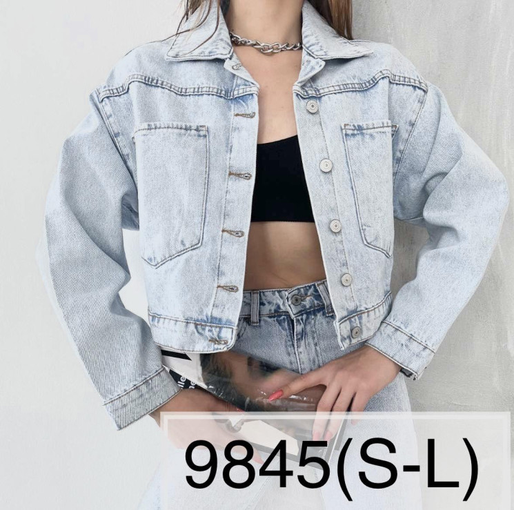 Куртка жіноча  , м.9845 (р: S-L) в упаковці 5 шт. №750554 - UNO2Uva SER1864