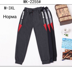 Спортивні штани (Розмір: M-3XL) чоловічі "WK-2255" в упаковці 5 штук №814454