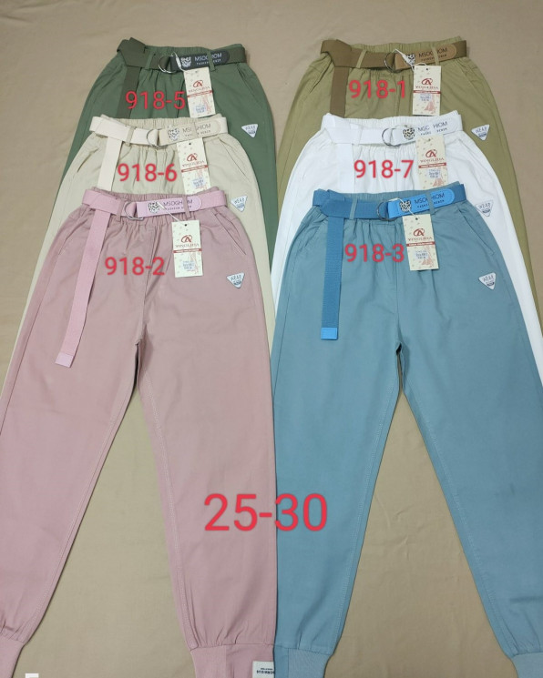 Штани, p.25-30, "918" 6 кольорів, в упаковці 6 штук №808761 - Mixmoda Bg5255