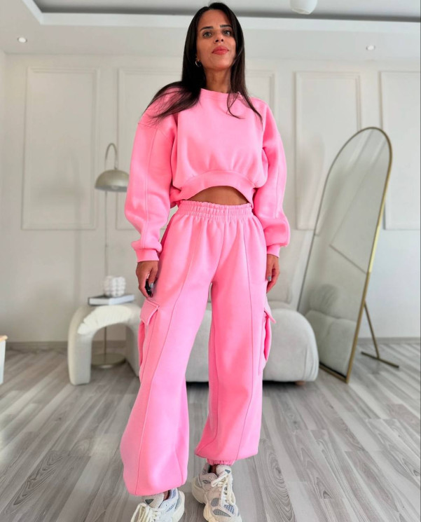 Костюм жіночий, трьохнитка на флісі, м. 1527 (р: 42-46) №706132 - BestFashion RZ6220 м. 1527