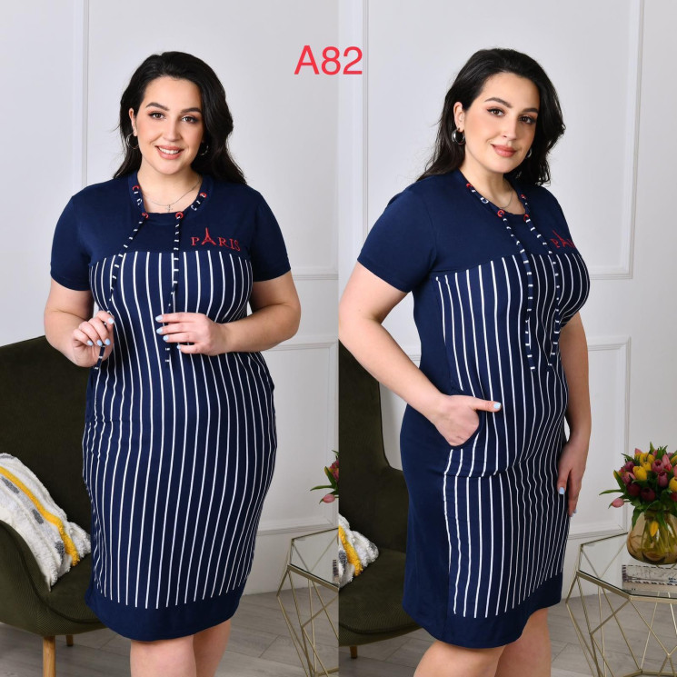 Сукня жіноча "A82" бавовна (Розмір: 54-60) в упаковці 6 штук №161730 - Megasport PA5257