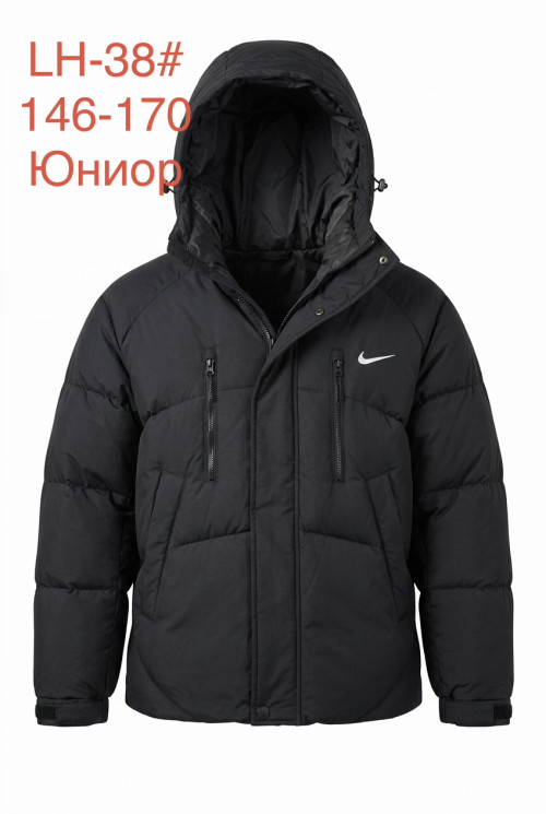 Куртка дитяча зимова, плащівка, синтепон, м. LH-38 (розмір: 146-170), 2 кольори, в упаковці 5 штук №349071 - Rokki WE 3026