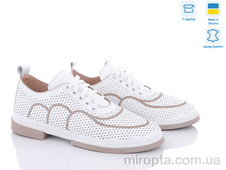 Туфлі 204 white р: 36-40, в упаковці: 6 пар, купити тільки гуртом - 820945