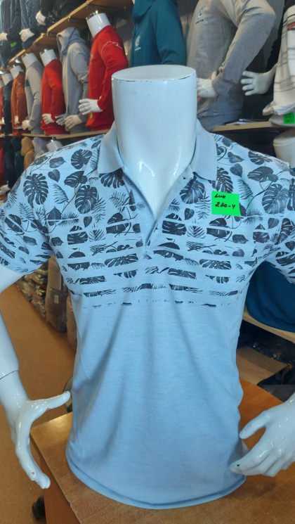 Футболка чоловіча поло трикотаж (Розмір: М-2XL) в уп 4 штуки №164161 - Wolf HR1900