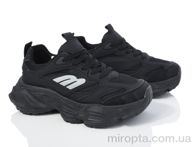 Кросівки 149-39 black р: 36-41, в упаковці: 8 пар, купити тільки гуртом - 969302