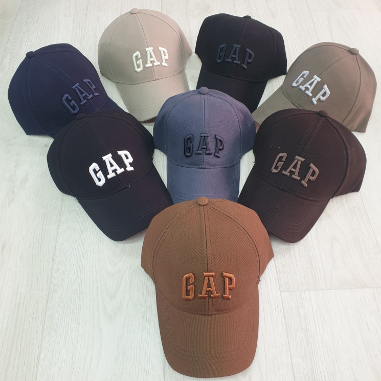 Кепка чоловіча "Gap" котон (р: 55-57,57-59,59-61) мікс кольорів, в упаковці 5 шт. №382695 - Ventil SE 939